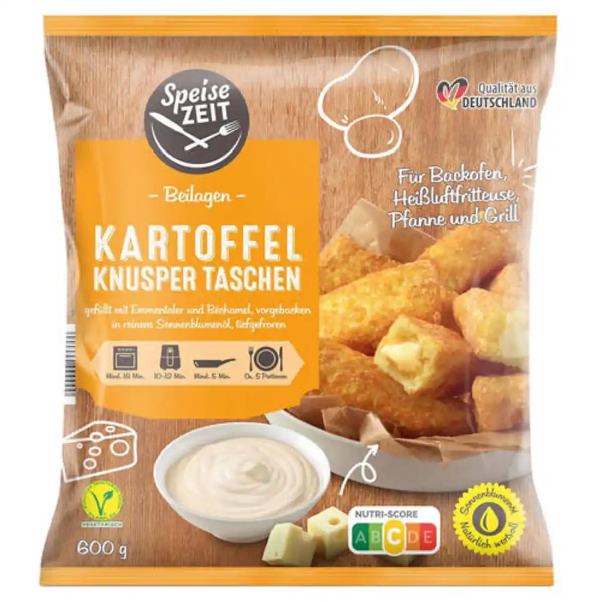 Bild 1 von SPEISEZEIT Kartoffeltaschen 600 g, Emmentaler