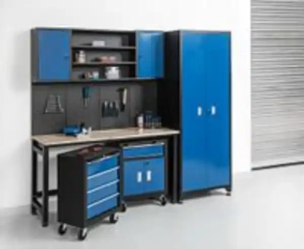 Bild 3 von Garagenschrank 6 tlg. Blau