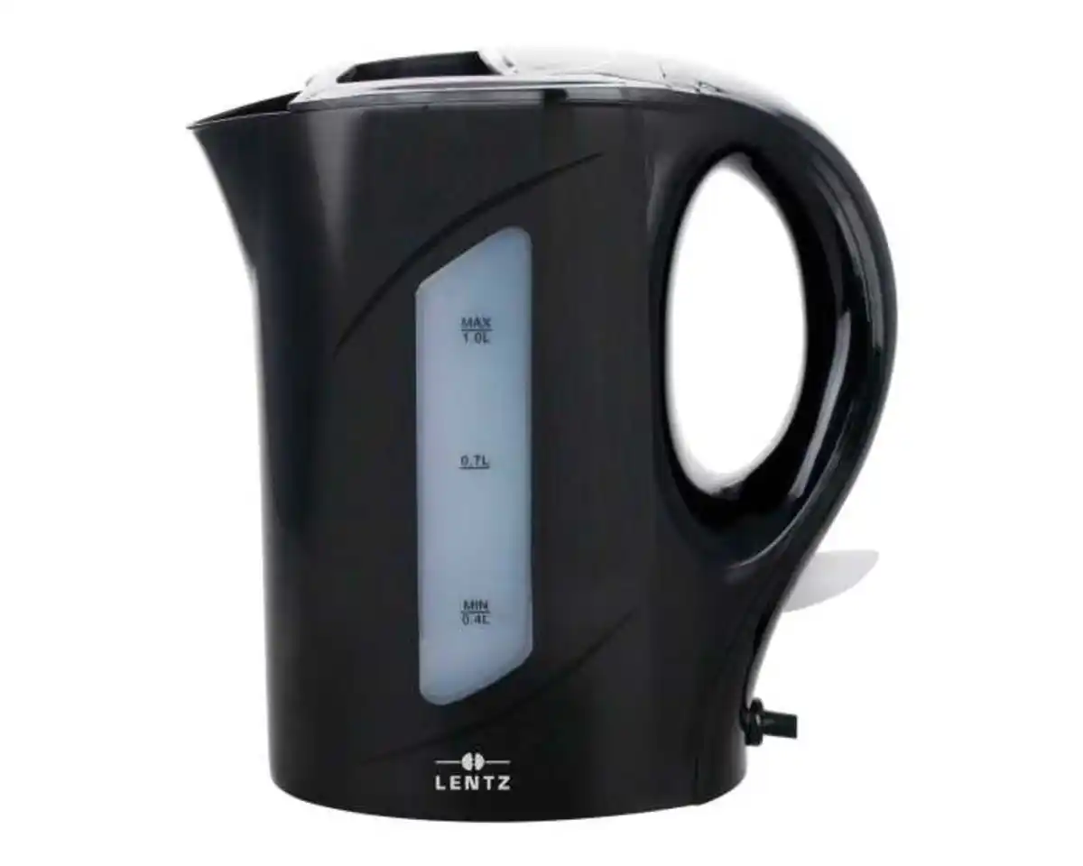 Bild 1 von Lentz Wasserkocher 900 Watt, schwarz, 1 l