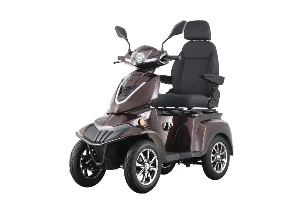 Bild 1 von E-Seniorenmobil Aktiv Mobil E-Quad 1000 braun - 25 km/h