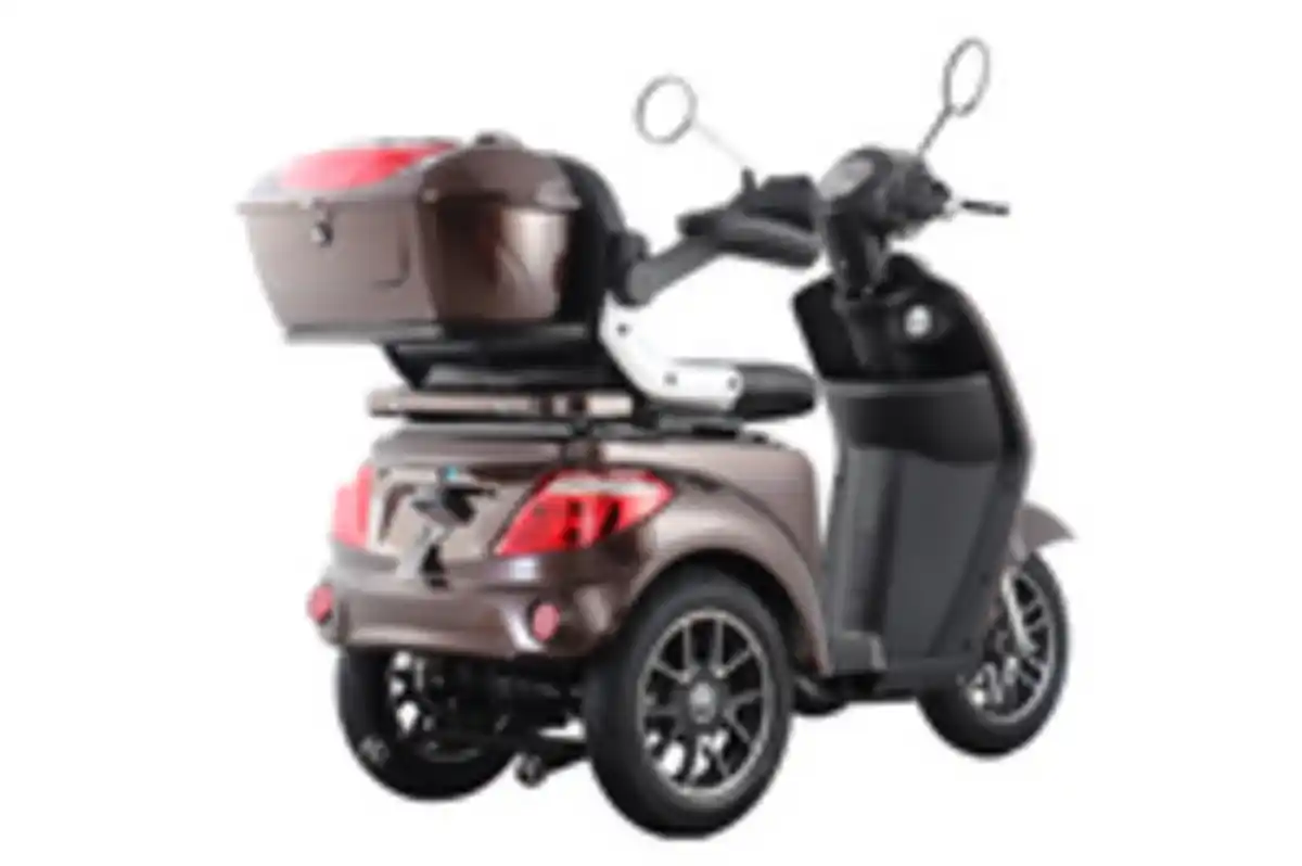 Bild 4 von E-Seniorenmobil Aktiv Mobil E-Trike Pro braun - 25 km/h - mit Hardkoffer