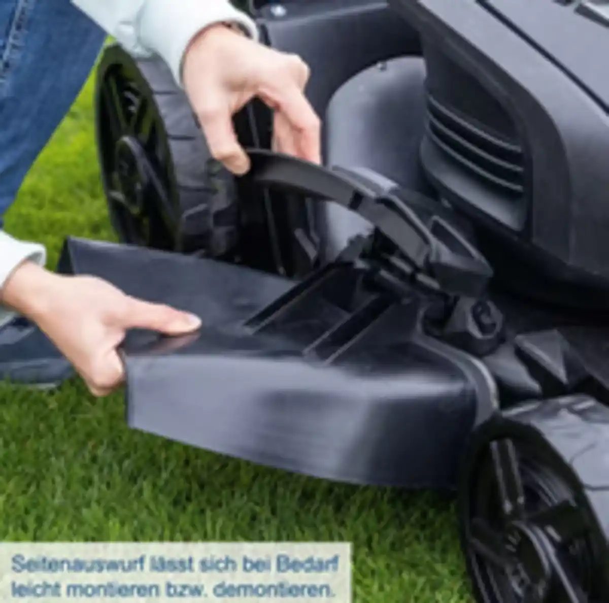 Bild 3 von 6in1 Akku-Rasenmäher BC-MP470-X – Set XL2x2 inkl. 4x 4Ah Akku + 2 4,5A Doppelladegerät