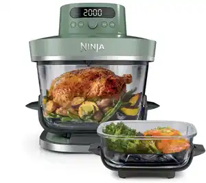 CRISPi PRO AS090EUGN Heißluft-Fritteuse moosgrün