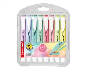 Textmarker Swing Cool pastell, 8 Stück