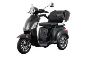 E-Seniorenmobil Aktiv Mobil E-Trike Pro schwarz - 25 km/h - mit Hardkoffer
