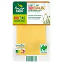 Bild 1 von NUR NUR NATUR Bio-Heumilch-Käsescheiben 150 g, Bergkäse
