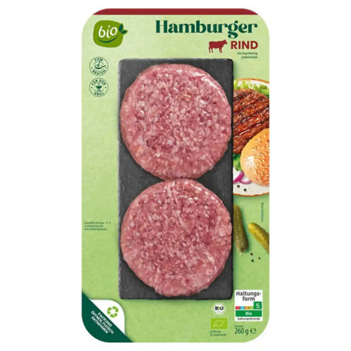 Bild 1 von Bio-Rinder-Burger 260 g