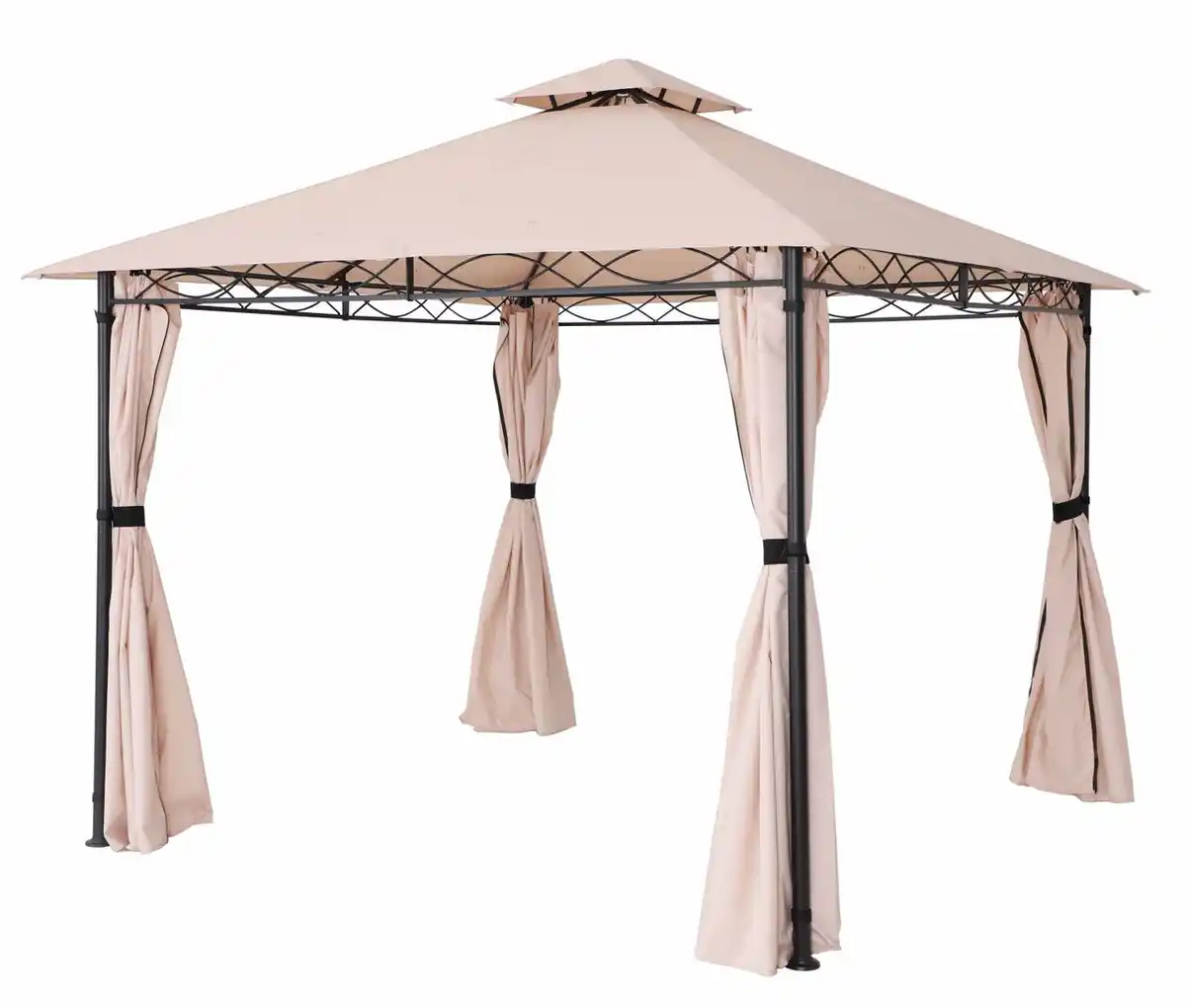 Bild 1 von Pavillon Nicosia mit Stahl und Polyester ca. 295 x 295 x 272 cm in creme