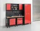 Bild 2 von Garagenschrank 6 tlg. Rot