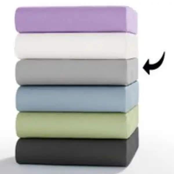 Bild 3 von Mako-Feinjersey Spannbetttuch - ca. 140 - 160 x 200 cm