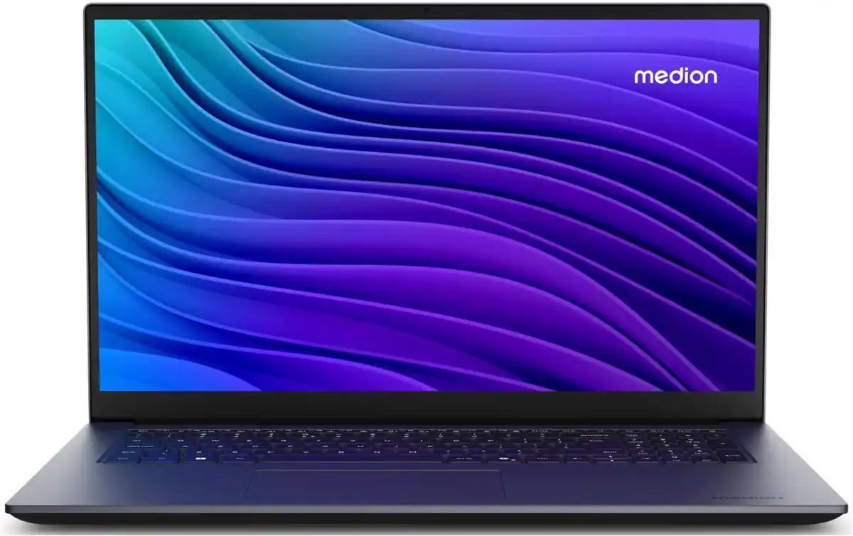 Bild 1 von Avantum 17 E1e (MD600033) 43,9 cm (17,3") Notebook silber, 8 GB RAM, 128 GB SSD, Intel  N100, Windows 11, Full HD (1920x1080)