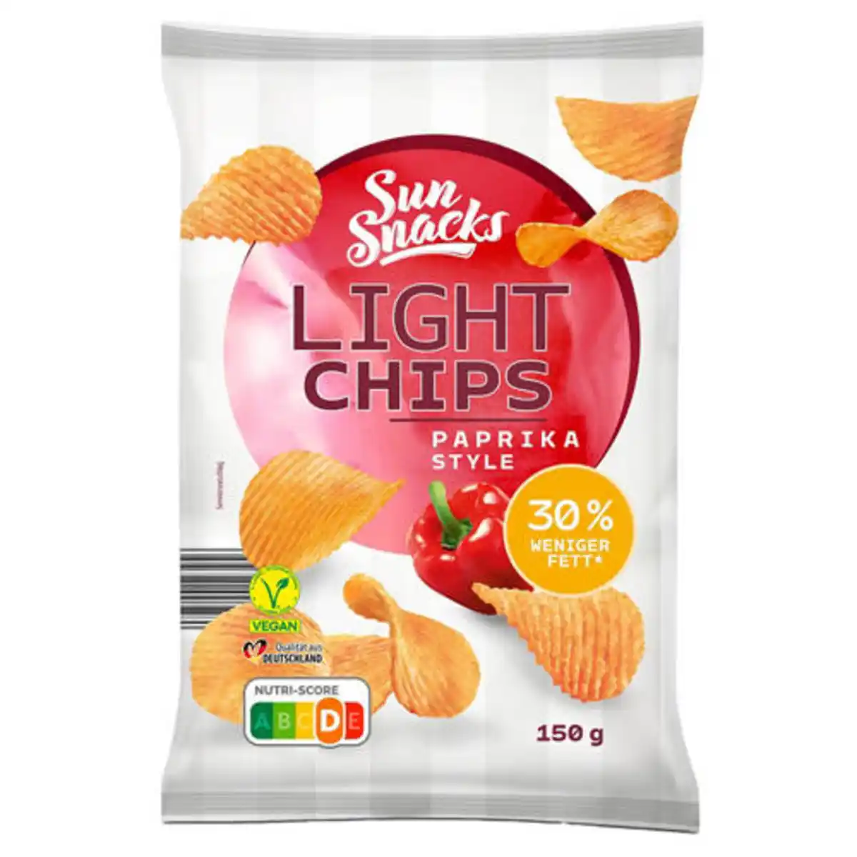 Bild 1 von SUNSNACKS Light Chips 150 g, Paprika