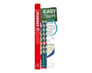 Bleistift 2er petrol EASY HB RH Stabilo