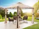 Bild 3 von Pavillon Nicosia mit Stahl und Polyester ca. 295 x 295 x 272 cm in creme