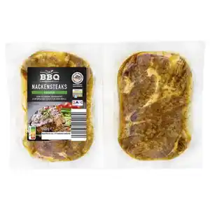 BBQ Schweine-Nackensteak 600 g, mariniert, Kräuter
