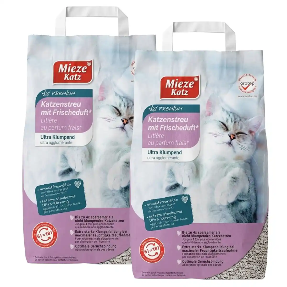 Bild 4 von Premium Katzenstreu mit Frischeduft 6L