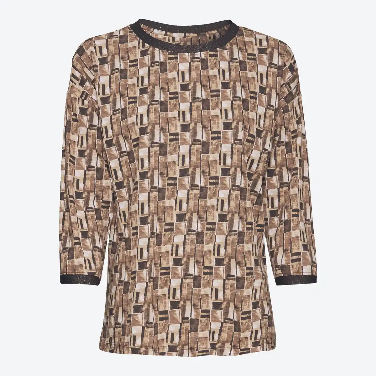 Bild 1 von Damen-Langarmshirt mit U-Bootausschnitt