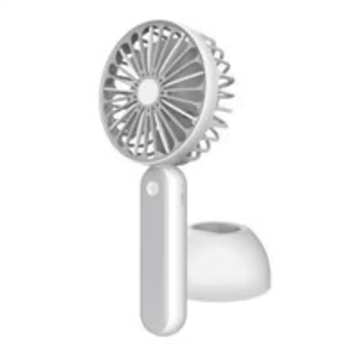 Bild 2 von Platinet USB Ventilator tragbar Weiß Grau für Büro und Reise