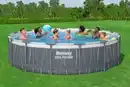 Bild 3 von Steel Pro MAX™ Frame Pool Komplett-Set mit Filterpumpe Ø 457 x 107 cm, LED-Design