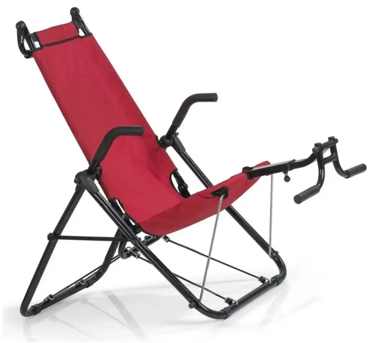 Bild 1 von Inversionstrainer Deluxe - Heimtrainer für Rücken, Bauch, Rumpf & Beine - Rot / Schwarz