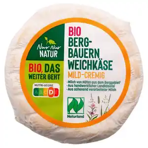 NUR NUR NATUR Bio-Bergbauern-Weichkäse 200 g, Mild