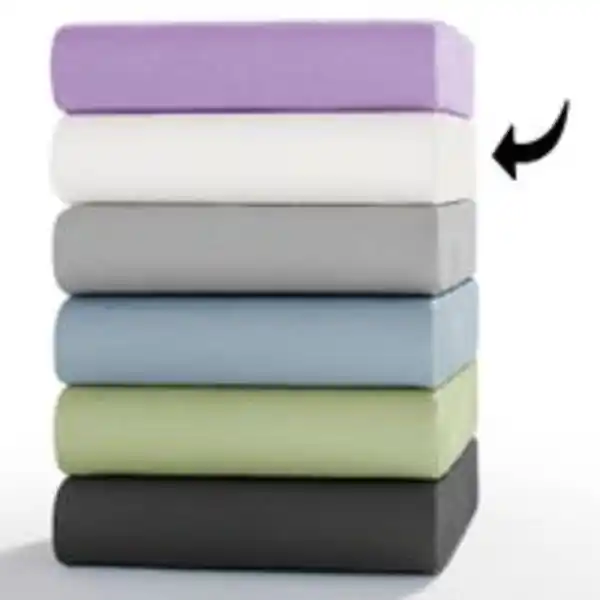 Bild 2 von Mako-Feinjersey Spannbetttuch - ca. 140 - 160 x 200 cm