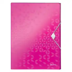 Heftbox A4 - WOW - pink/metallic