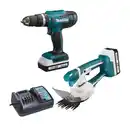 Bild 1 von Makita DK18B56Y Set HP488D Schlagbohrschrauber + UM110D Grasschere 18V G-Serie, 2 Akkus