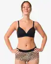 Bild 3 von Damen-Boxershorts aus Baumwolle für den Alltag, Bund, Leopard naturfarben
