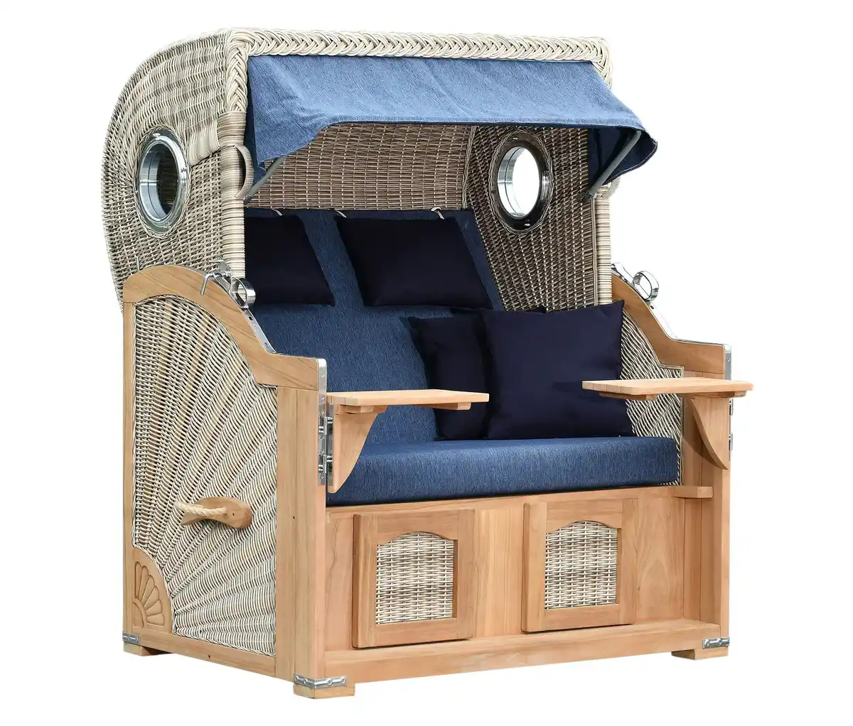 Bild 1 von deVries Strandkorb, Teak, XL