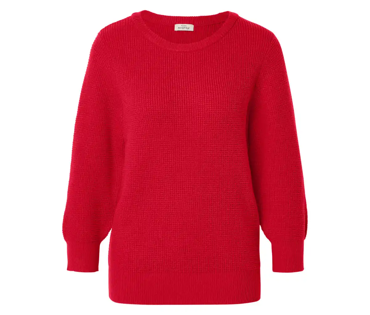 Bild 1 von Pullover aus Strukturstrick, rot