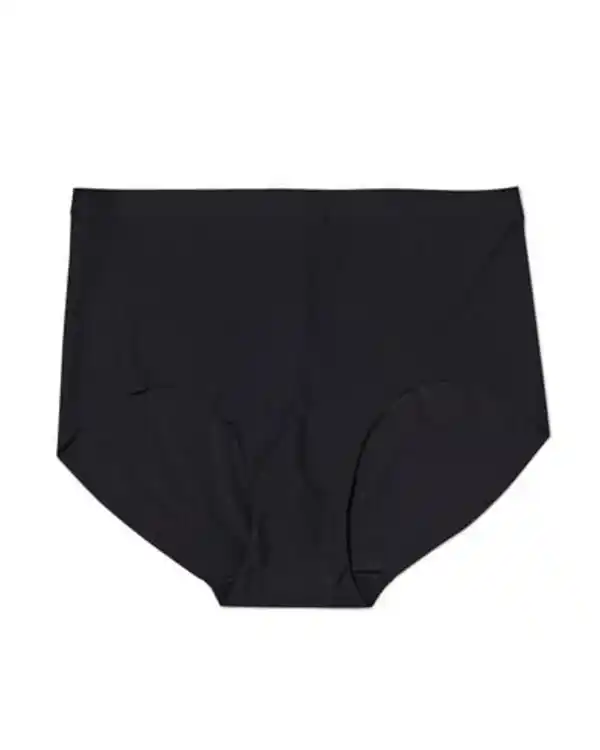 Bild 3 von Mittelstark figurfreundlicher Damen-Slip mit hoher Taille schwarz