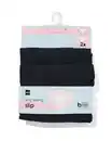 Bild 3 von 2er-Pack Damen-Slips, Baumwolle/Elasthan schwarz