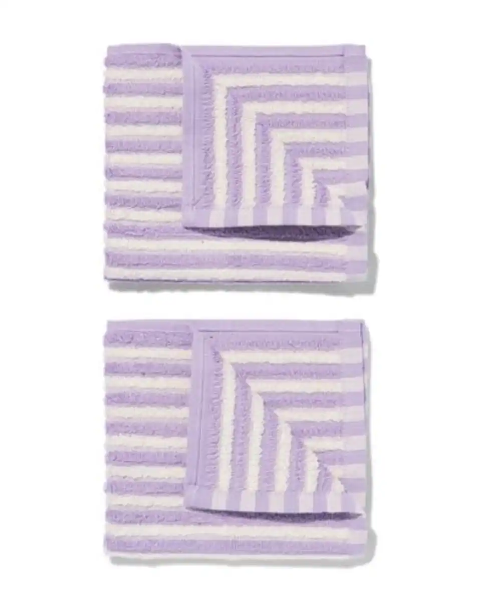Bild 1 von 2er-Pack Spültücher, 30 x 30 cm, Baumwolle, violett