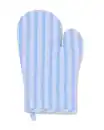 Bild 1 von Topfhandschuh Baumwolle blau gestreift