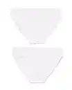 Bild 3 von 2er-Pack Damen-Slips, Baumwolle/Elasthan weiß
