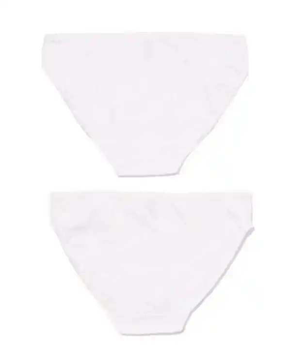 Bild 3 von 2er-Pack Damen-Slips, Baumwolle/Elasthan weiß