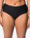 Bild 2 von Mittelstark figurfreundlicher Damen-Slip mit hoher Taille schwarz