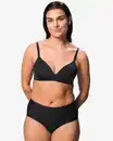 Bild 1 von Mittelstark figurfreundlicher Damen-Slip mit hoher Taille schwarz