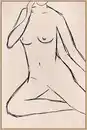 Bild 1 von Keilrahmenbild Lotta ca. 60x90cm, Naturfarben, Schwarz, Beige