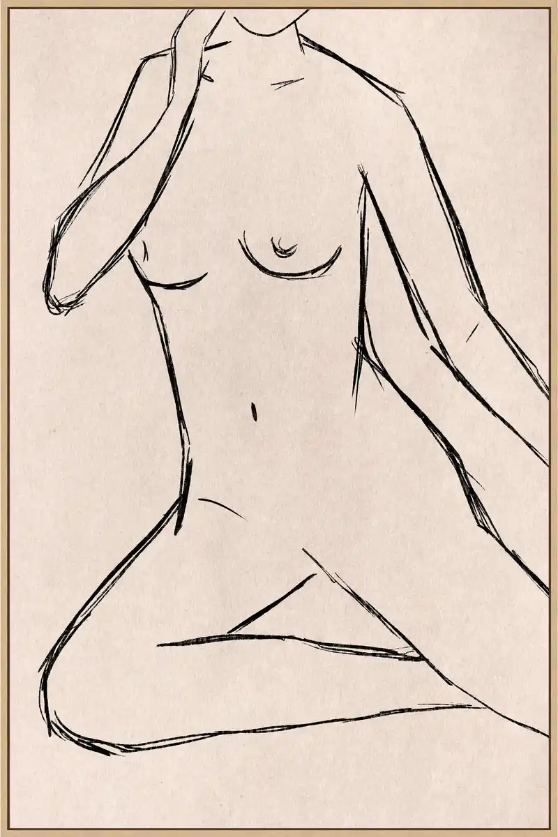 Bild 1 von Keilrahmenbild Lotta ca. 60x90cm, Naturfarben, Schwarz, Beige