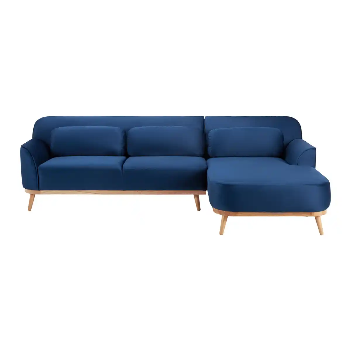 Bild 1 von Wohnlandschaft Adriana Blau Samt, Blau
