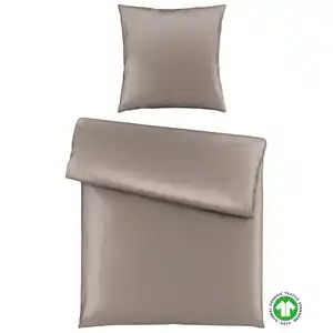 Bettwäsche Bio-Sophia Uni Taupe ca. 135x200cm, Taupe