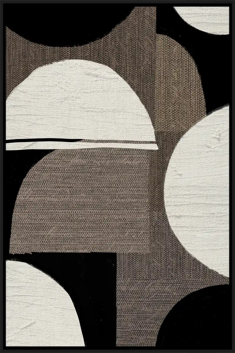 Bild 1 von Keilrahmenbild Lotta ca. 60x90cm, Braun, Schwarz, Beige