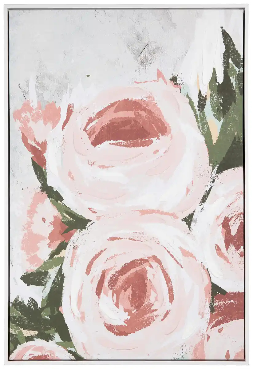 Bild 1 von Keilrahmenbild Denise ca. 60x90cm, Grau, Grün, Pink