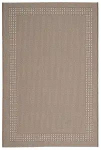 Flachwebteppich Naomi in Beige ca. 100x150cm, Beige