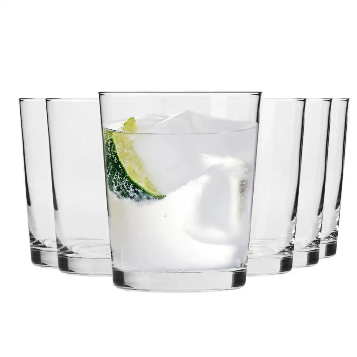 Bild 1 von Krosno Glass Wassergläser,, Transparent, Glas, 0.3 L, Zylindrisch, Hergestellt in Europa, lebensmittelecht, Essen & Trinken, Gläser, Trinkgläser