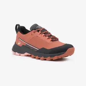 QUECHUA Wanderschuhe Damen wasserdicht - MH500 Light braun