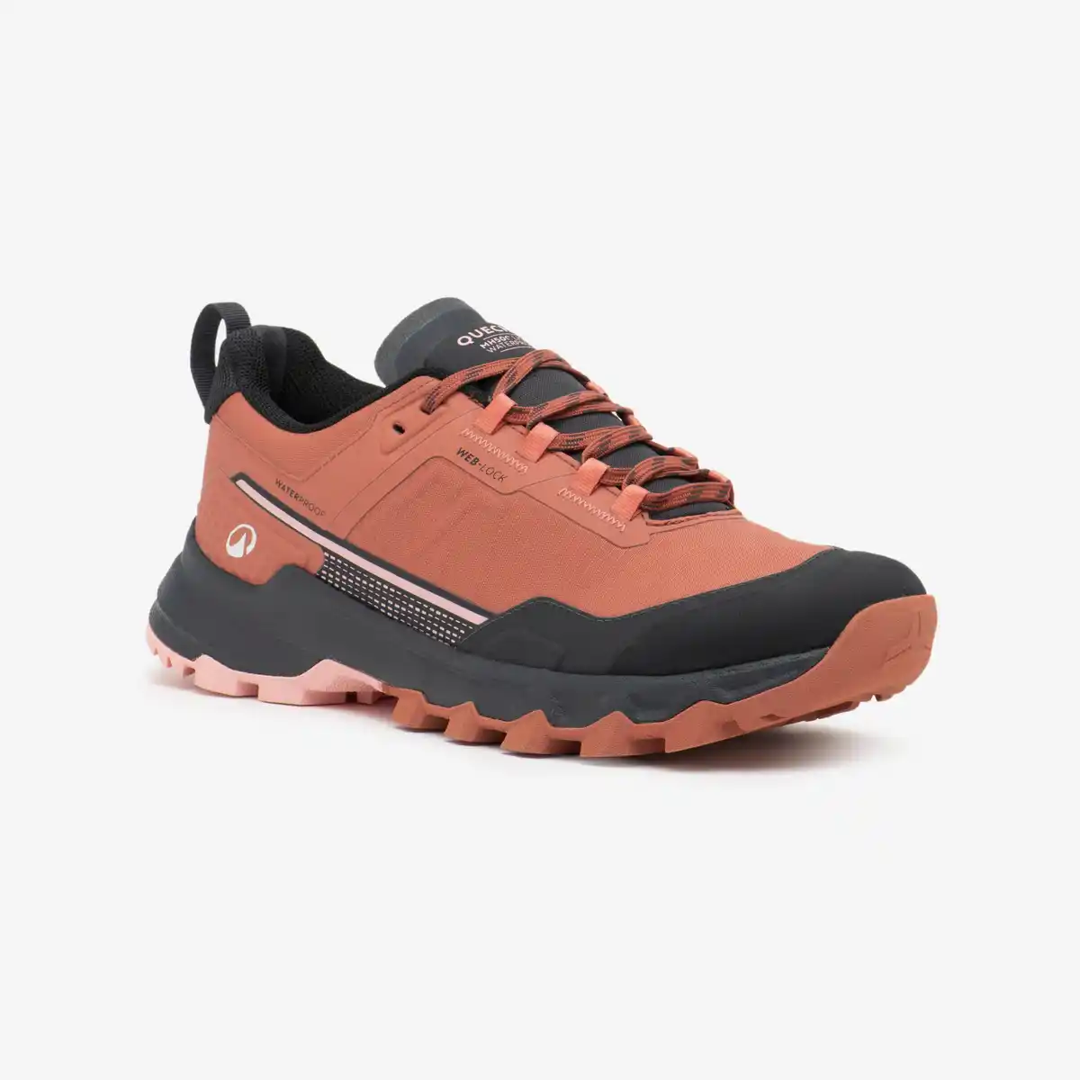 Bild 1 von QUECHUA Wanderschuhe Damen wasserdicht - MH500 Light braun