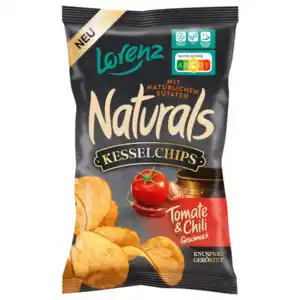 Lorenz Naturals Kesselchips Tomate & Chili Geschmack 95g